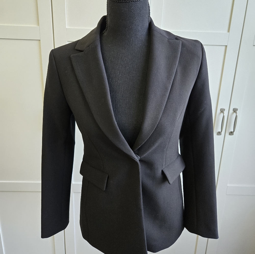 Banana Republic Fitted Black Blazer